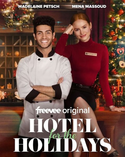 Madelaine Petsch in FreeVee's "Hotel for the Holidays"