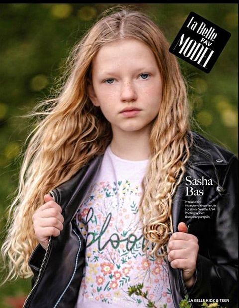 Client Update - Sasha Bas in La Belle Magazine